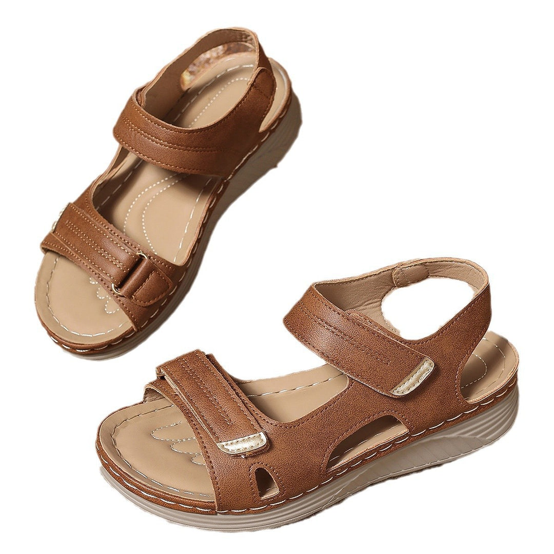 Dame Komfortable Sandaler med justerbare remme og anatomisk fodseng Stilla