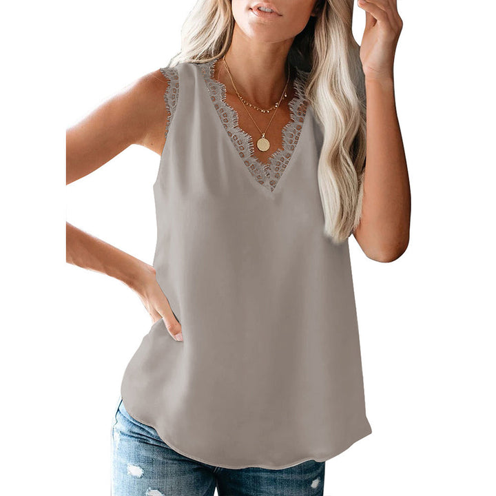 Dame spidse dekoreret blouse Stilla