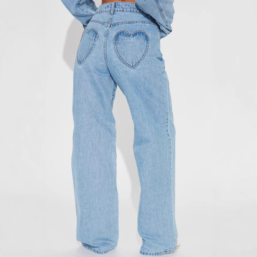 Dame Løst skårne Højtaljede Jeans med afslappet charme Stilla