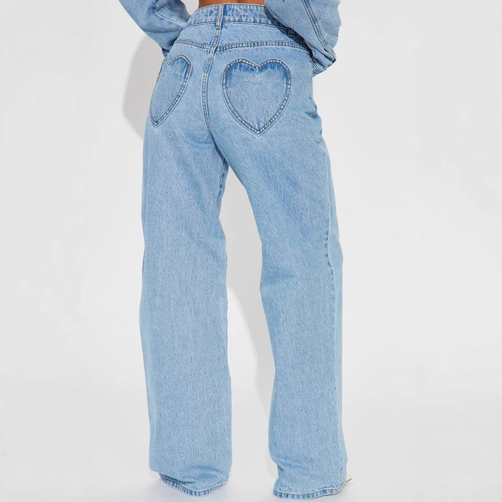Dame Løst skårne Højtaljede Jeans med afslappet charme Stilla