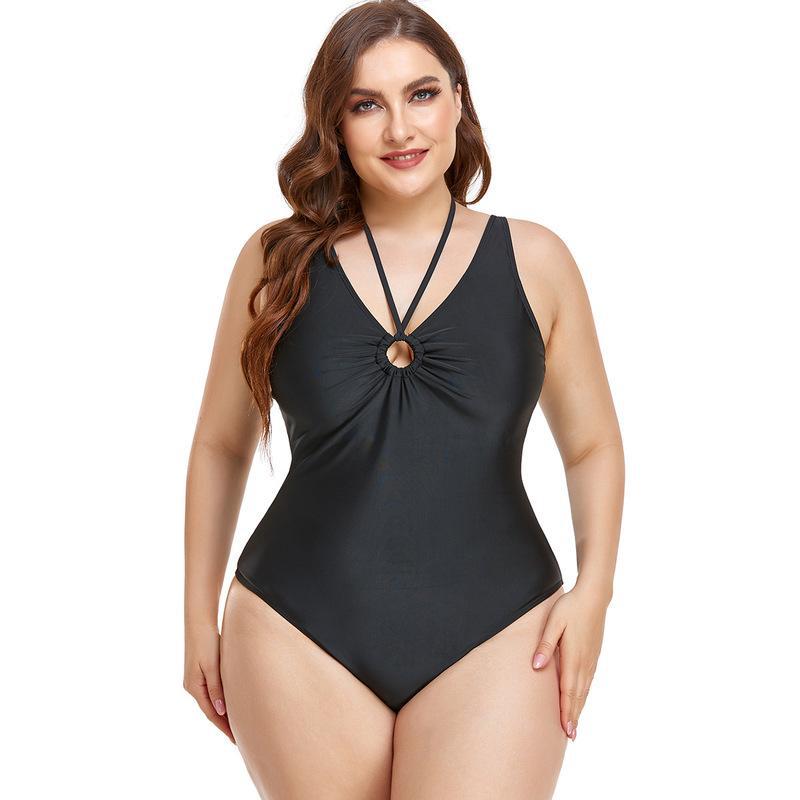 Dame Elegant One-Piece with Refined Ring Detail Skovae