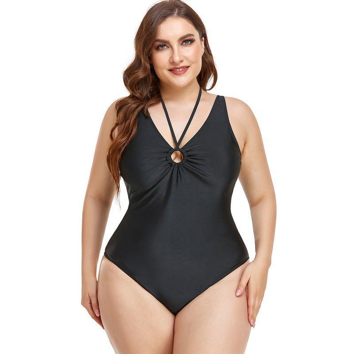 Dame Elegant One-Piece with Refined Ring Detail Skovae