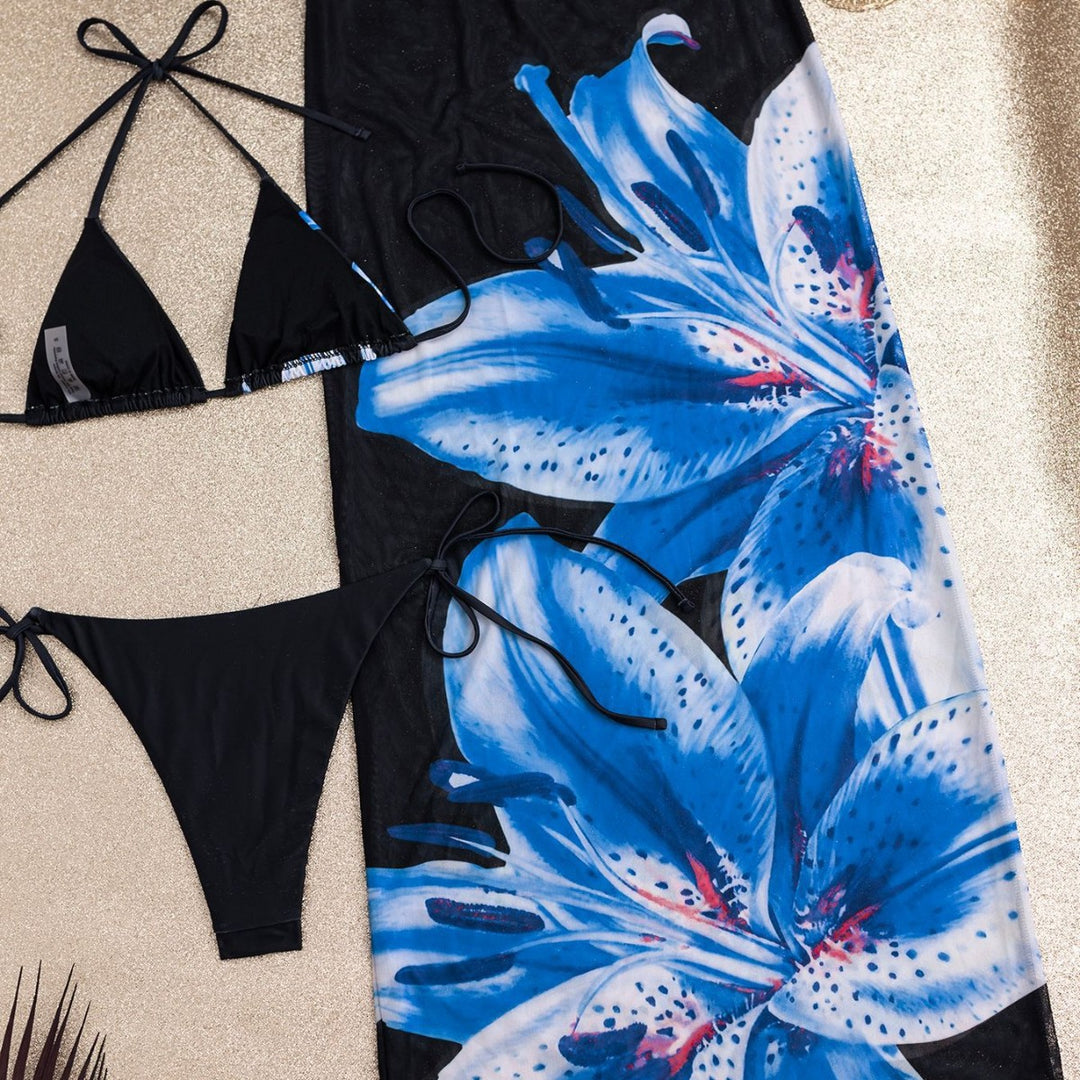 Damer elegante bikinier med blomsteragtig overtræk Skovae