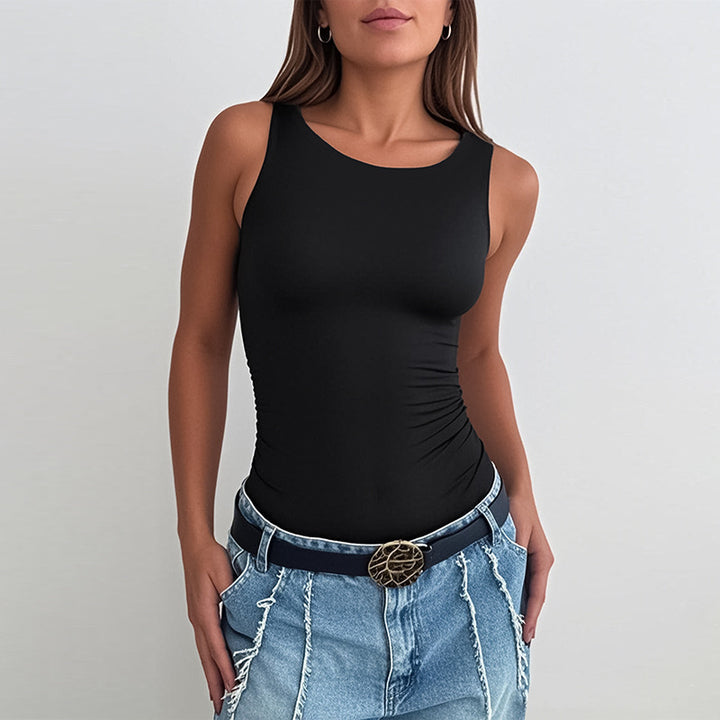 Dame Rynket Bodysuit Tank Top Stilla
