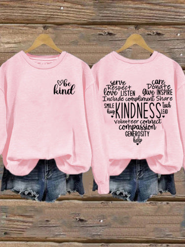 Dame sweatshirt med inspirerende kold design og generøs pasform Stilla