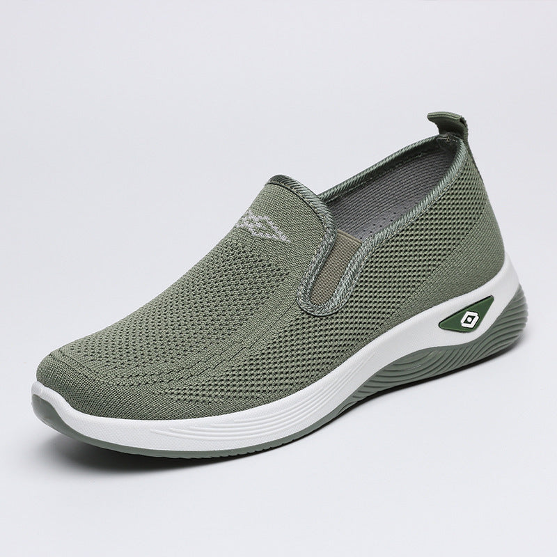 Dame Casual Slip-On Sneakers med åndbart strikdesign Stilla