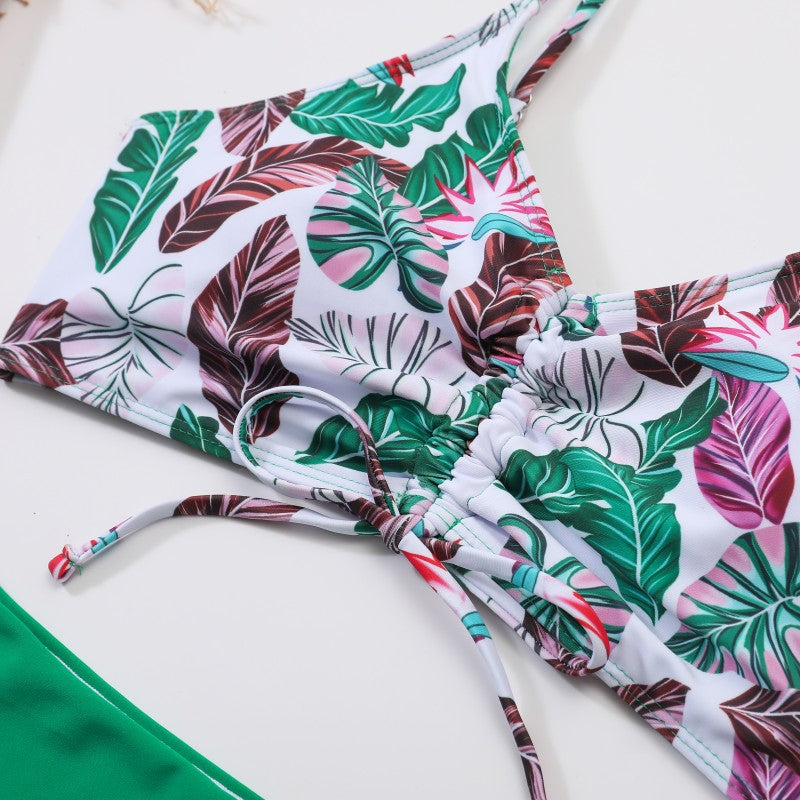 Dame bikini sæt med justerbar top og høj talje Stilla