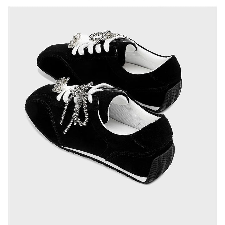 Dame Komfort Sko Sneakers med dekorativt strassdetalje Stilla