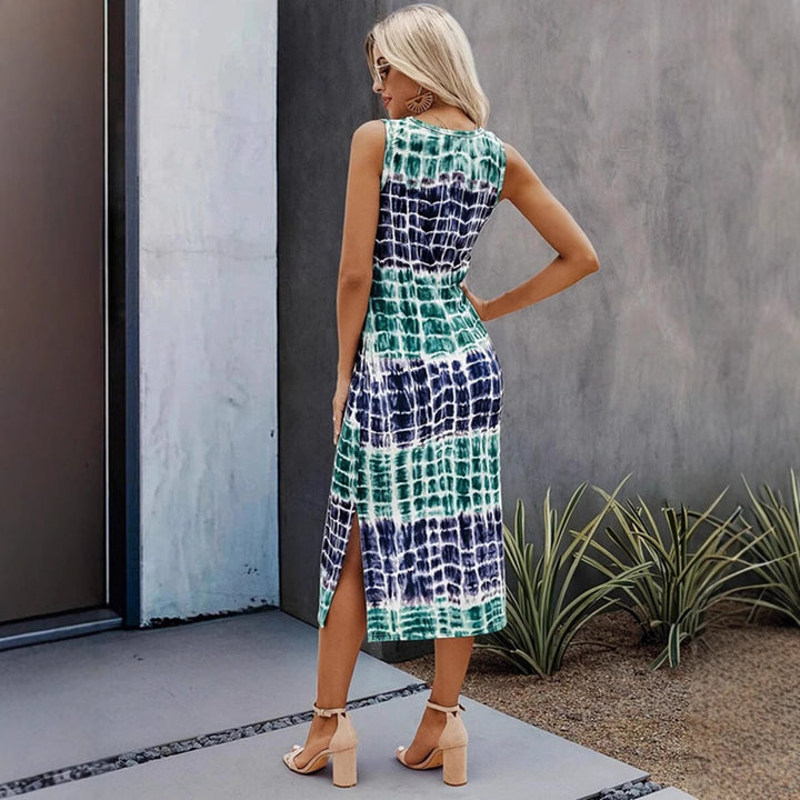 Damer Batik Maxikjole Stilla