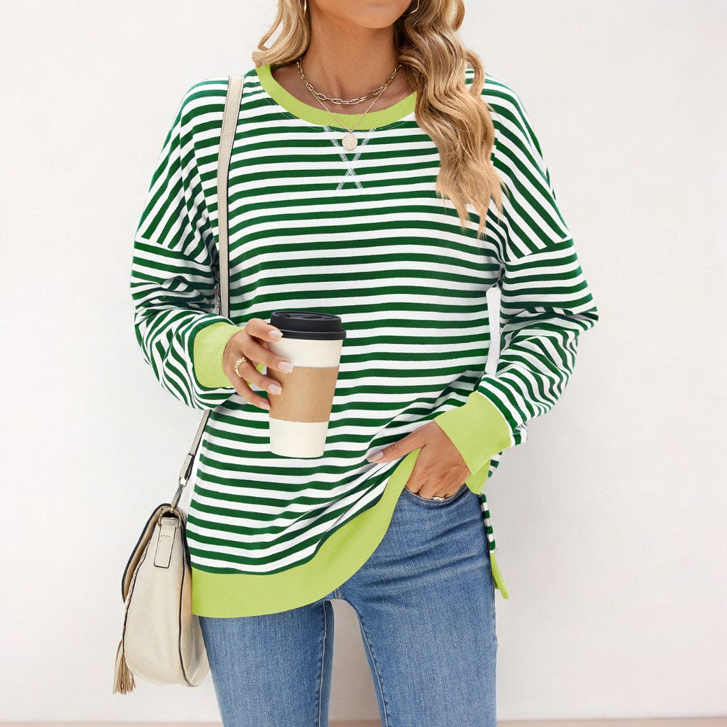 Stilla | Lækkert Stribet Pullover