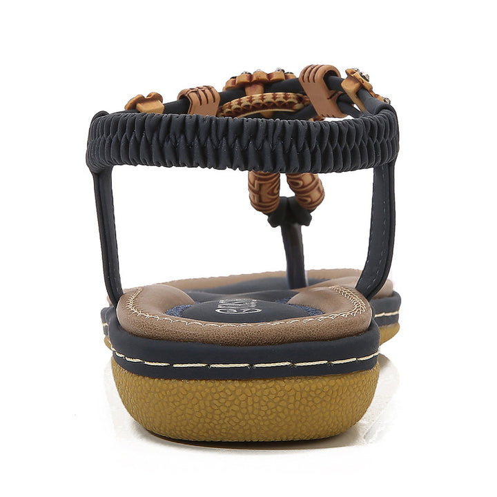 Dame Riemensandaler med dekorative perle- og strassdetaljer Stilla