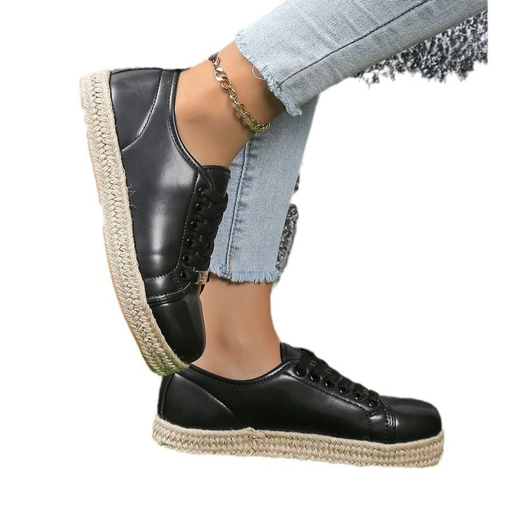 Dame moderne og komfortable sneakers med espadrille-sål Stilla