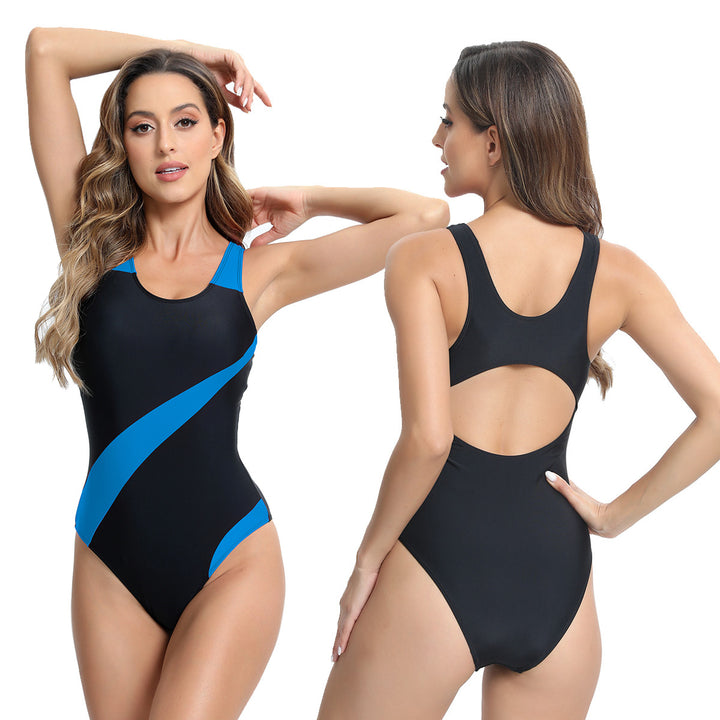 Damer Sporty One-Piece Badedragt med Rygudskæring Skovae