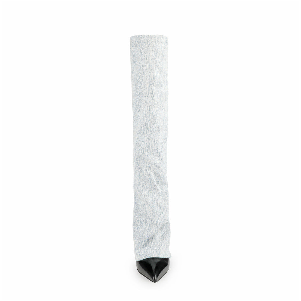 Femme High-Performance Over-knæ Stiletto Støvler Stilla