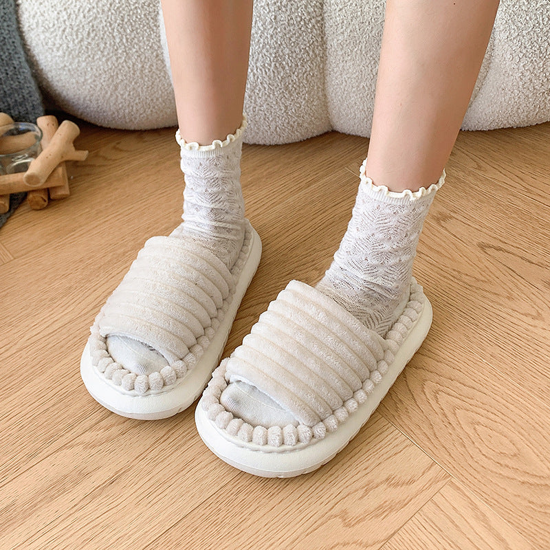 Dame slippers med blødt og polstret overmateriale Stilla
