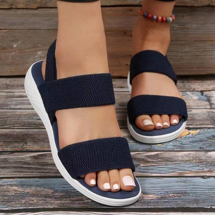 Dame komfort sandaler med justerbare remme og skridsikker sål Stilla