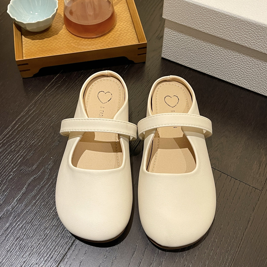 Femme Mary Jane Stil Komfort Ballerinas med justerbar rem Stilla