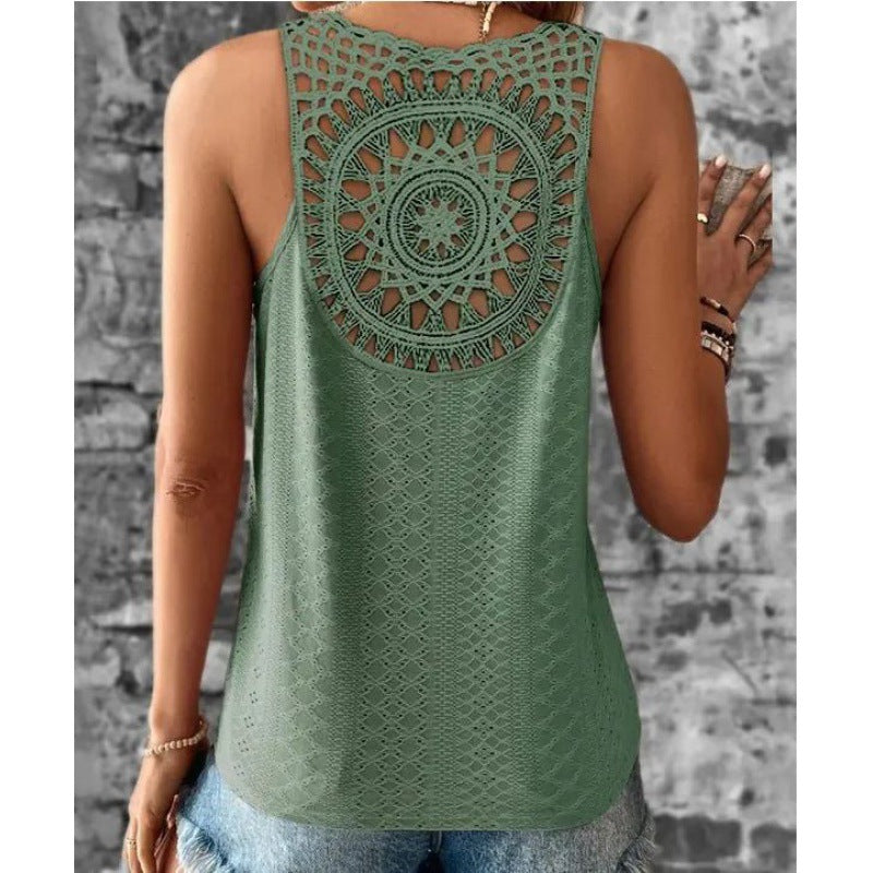 Femme Hæklet ryg Tanktop Stilla