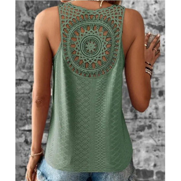 Femme Hæklet ryg Tanktop Stilla