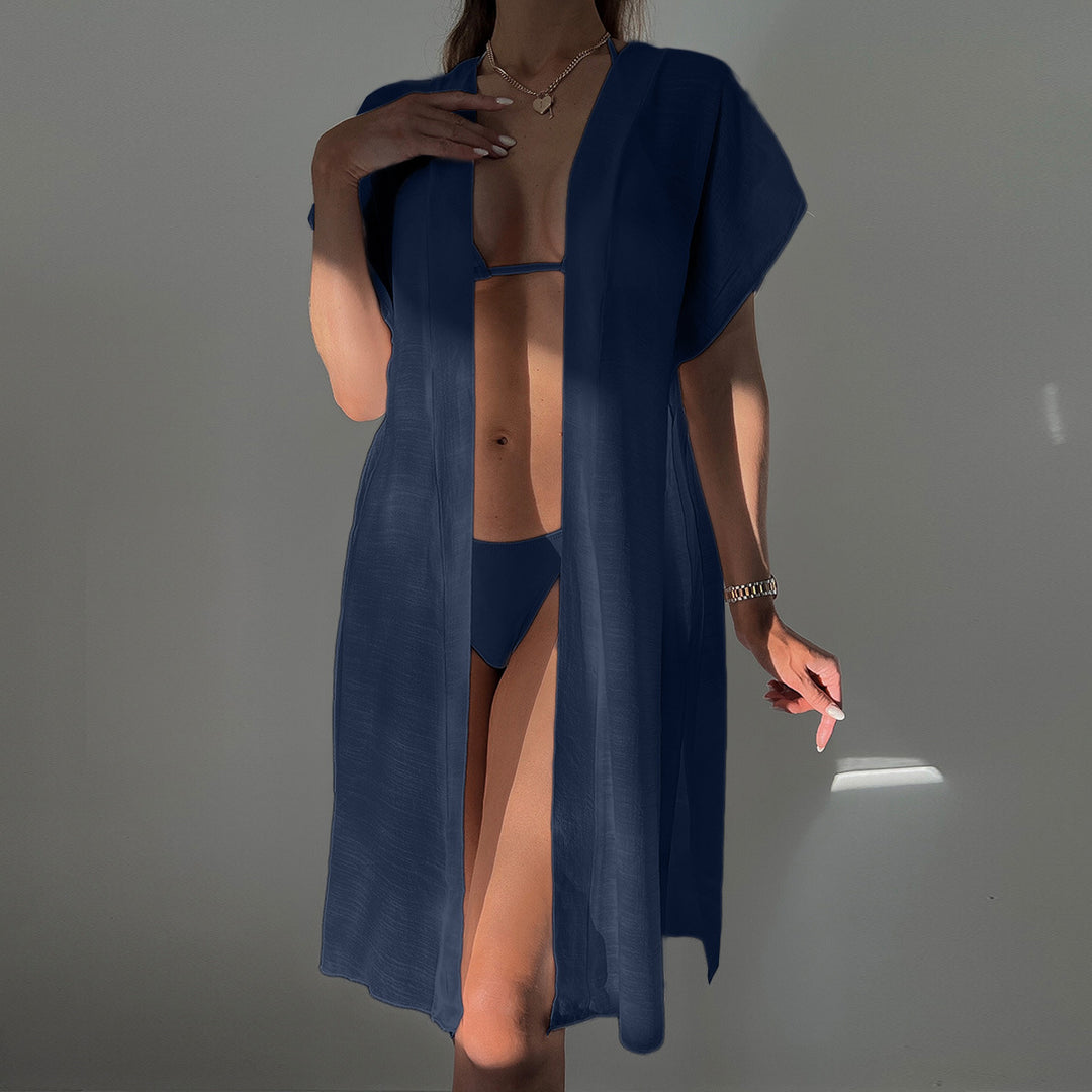 Dame Lange Kimono-Style Dækning Stilla