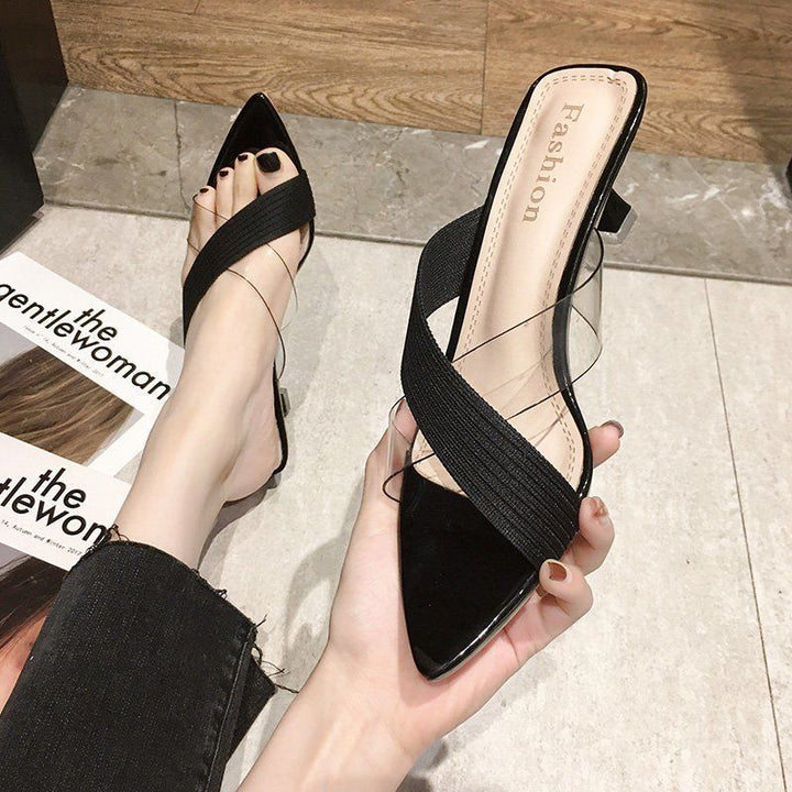 Dame åbne Mules med elegant remdesign og komfortabel sål Stilla