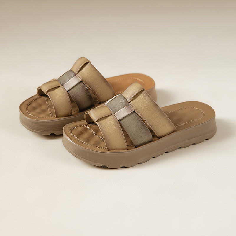 Femme Comfort Slide Sandaler med polstret fodseng Stilla