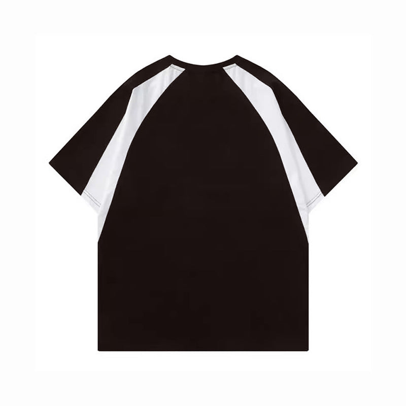 Dame Relaxed Fit Farve-Block T-Shirt Stilla