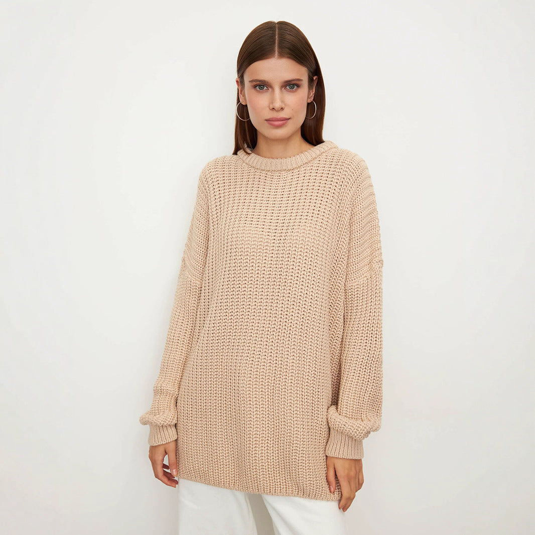 Kvinders oversized striktrøje med casual skæring Stilla
