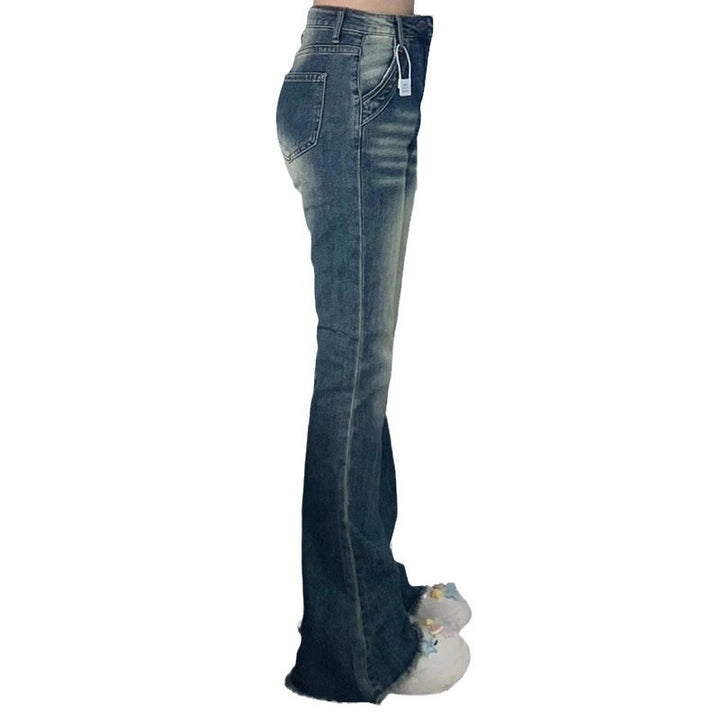 Damer Høj-Taljede Flare Jeans Stilla