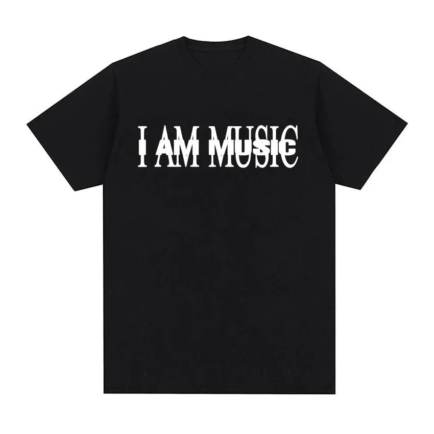 Dame T-Shirt med moderne typografi-tryk Skovae
