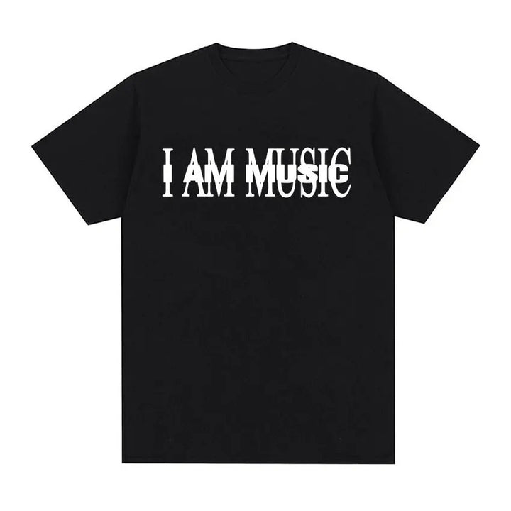 Dame T-Shirt med moderne typografi-tryk Skovae