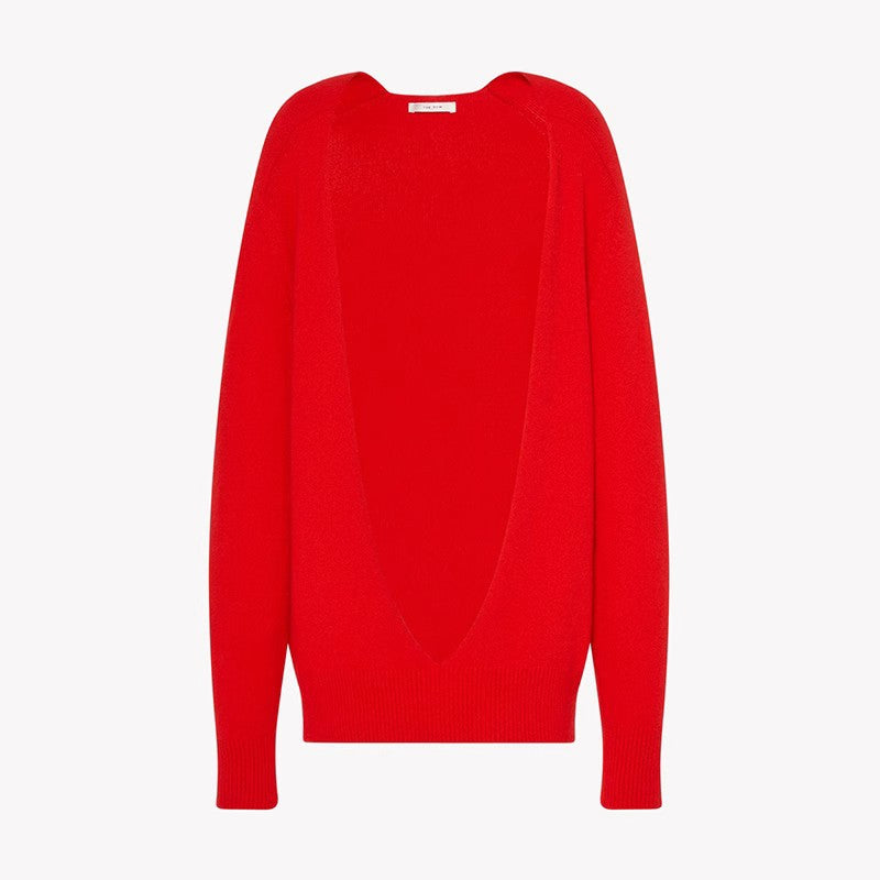 Kvinders stilfulde strikket cardigan med dyb V-hals Stilla
