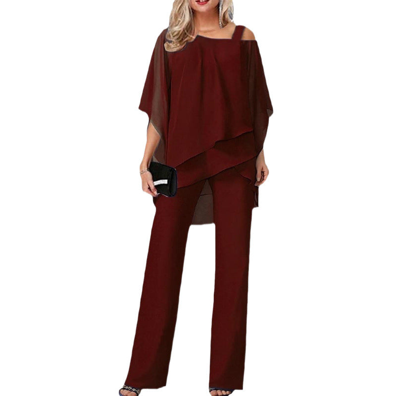 Kvinder Elegant Flydende To-delt Outfit Stilla