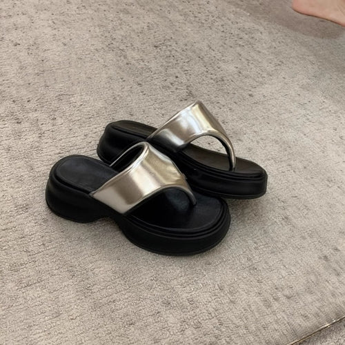 Dame Minimalistiske Tåseparator Sandaler Stilla