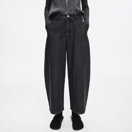 Kvinders brede jeans med høj talje Stilla