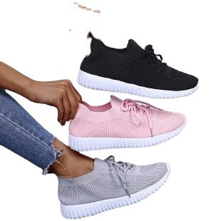 Dame Åndbare Sneakers med elastisk Overdel Stilla