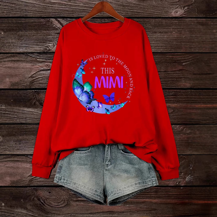 Kvinders Grafisk Sweatshirt Stilla