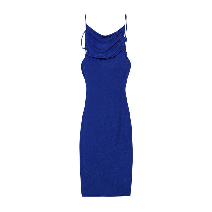 Dame Bodycon Slipkjole med justerbare stropper Stilla