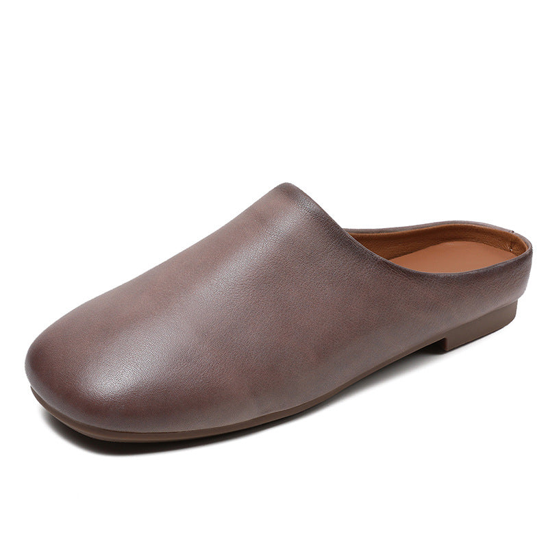Femme Classic Læder Slip-On Clogs Stilla