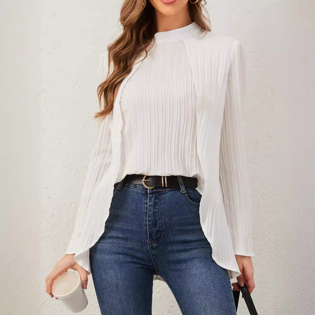 Damer elegant og gennemsigtig bluse Stilla