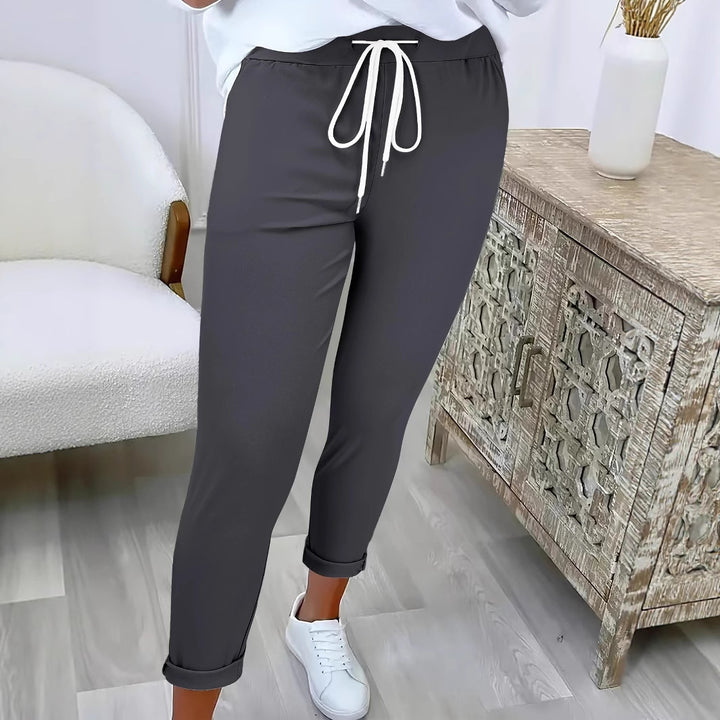 Dame fritids joggingbukser med elastisk talje Stilla