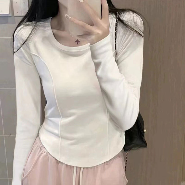 Femme Stilfuldt Langærmet Fit Top Stilla