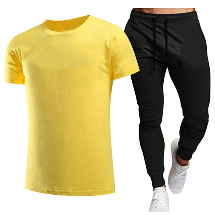Herrer komfortable fritidsoverdele med shorts Stilla