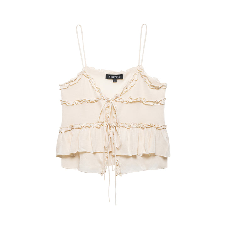 Femme Ruffles Lag Cami Top Stilla