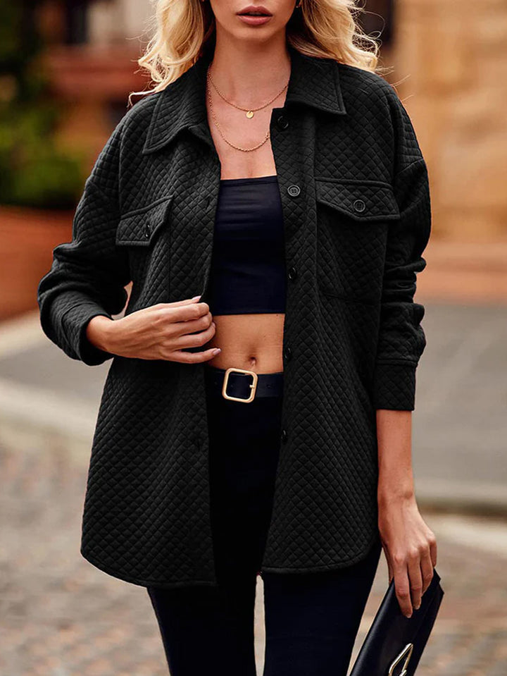 Dame quiltet Overshirt Stilla