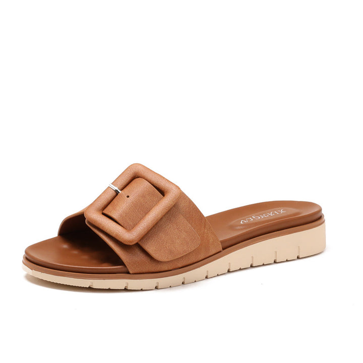 Dame elegante sandaler med moderne spænde-design Stilla