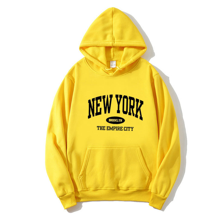 Kvinder Cozy Hoodie med New York Print Skovae