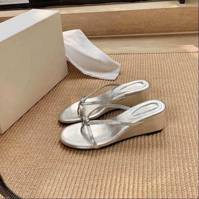 Dame Stilfulde Wedge Flip Flops Stilla
