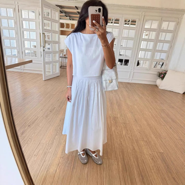Dame Elegant Midi-Kjole Stilla