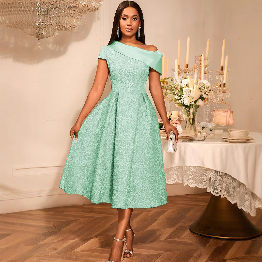 Dame elegant A-linje kjole Skovae